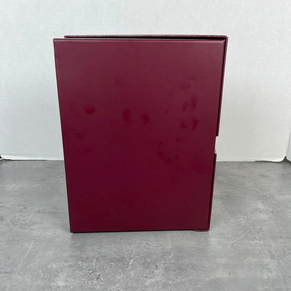 Topps‎ Sterling 2023 Baseball Card Box Burgundy Collectible Empty Display Case - Picture 8 of 11